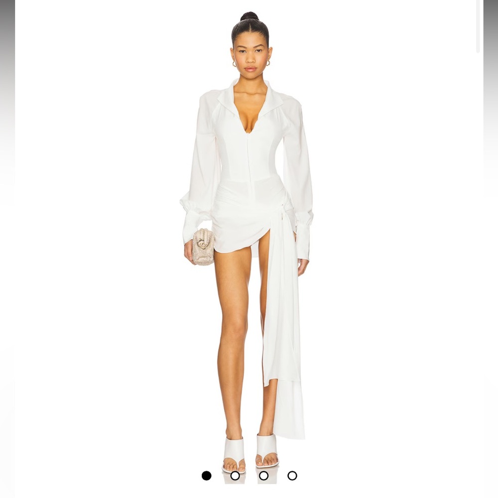 Kim Shui White Long Sleeve Dress